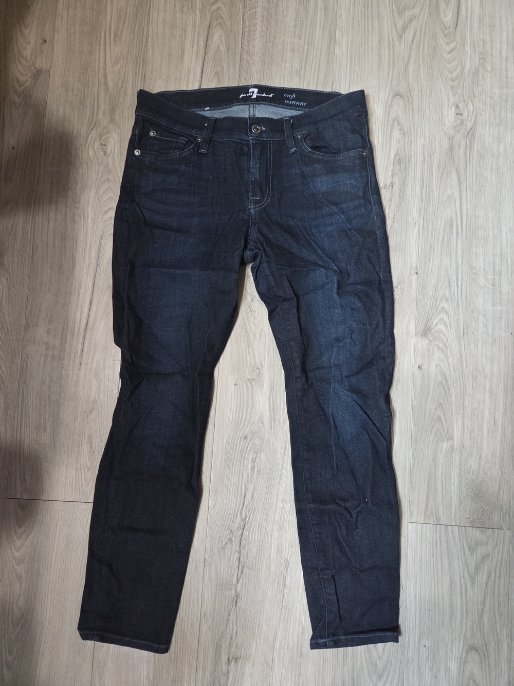 7 For All Mankind Dark Blue Jeans